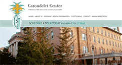 Desktop Screenshot of carondeletcenter.org